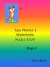 Easy Phonics 1 Worksheets (e,I,p,r,d,k,h) by Ian Mitch