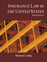 Cover for 'Insurance Law in the United States'