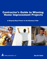 Cover for 'Contractor's Guide to Winning Home Improvement Projects'