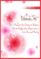 Cover for 'The 11 Reasons You Choose to Remain Fat and Ugly When All You Want is to be Thin and Pretty'