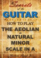 Cover for 'How to play the Aeolian or natural minor scale in A - Secrets of the Guitar'