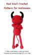 Red Devil Crochet Pattern for Halloween by Sayjai 