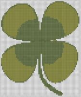 Cover for 'Four Leaf Clover Cross Stitch Pattern'