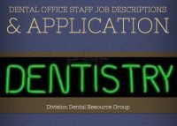 Cover for 'Dental Office Staff Job Description, Duties & Job Application'