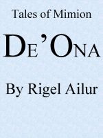 Cover for 'De'Ona'