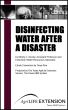 Disinfecting Water After a Disaster by Texas AgriLife Extension Service
