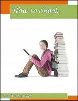 Cover for 'How to eBook'