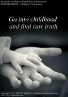 Cover for 'Go into Childhood and Find Raw Truth'