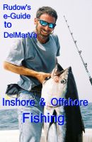 Cover for 'Rudow's e-Guide to DelMarVa Inshore & Offshore Fishing'