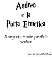 Cover for 'Andrea e la porta ermetica'