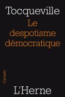 Cover for 'Le despotisme d&eacute;mocratique'
