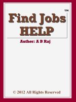 Cover for 'Find Jobs HELP'
