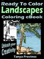 Cover for 'Ready To Color Landscapes Coloring eBook'