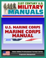Cover for '21st Century U.S. Military Manuals: Marine Corps Manual - Basic Publication of the United States Marine Corps (Value-Added Professional Format Series)'