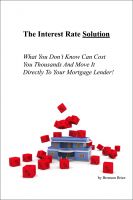 Cover for 'The Interest Rate Solution'