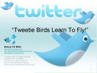 Cover for 'Tweetie Birds Learn To Fly! Learn Twitter In 5 Minutes For Web Ministry'