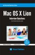 Mac OS X Lion Interview Questions You'll Most Likely Be Asked by Vibrant Publishers