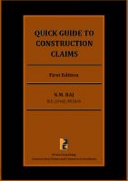 Cover for 'Quick Guide To Construction Claims'