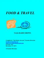 Cover for 'Directory of Food and Travel Talk Radio Shows'