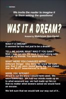 Cover for 'Was It a Dream?'