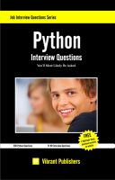 Cover for 'Python Interview Questions You'll Most Likely Be Asked'