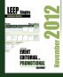 November  2012 Event, Editorial and Promotional Calendar, LEEP Single by Laura D Lewis