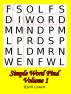 Simple Word Find Volume 1 by K Lenart