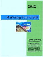 Cover for 'Mastering Your Credit - 2012'