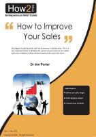 Cover for 'How to Improve Your Sales'