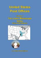 Cover for 'United States Post Offices Volume 7 The Lower Mississippi Valley'