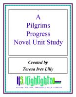 Cover for 'A Pilgrim's Progress Novel Unit Study'