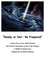 Cover for 'The Ready or Not- Be Prepared E Book'