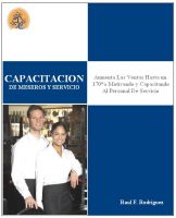 Cover for 'Capacitaci&oacute;n De Meseros y Servicio'