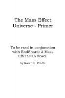 Cover for 'The Mass Effect Universe - a Primer'