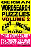 Cover for 'German Word Search Puzzles. Volume 2.'