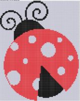 Ladybug Baby Cross Stitch Pattern - sella Online Auctions