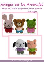 Cover for 'Amigos de los Animales Patr&oacute;n de Crochet: Amigurumis F&aacute;ciles y Bonitos'