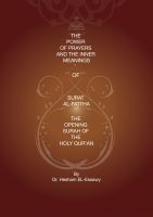 Cover for 'The Power of Prayers and the Inner Meanings of Surat Al-Fatiha'