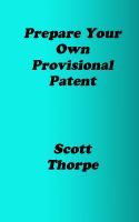 Cover for 'Prepare Your Own Provisional Patent'