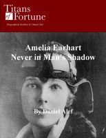 Cover for 'Amelia Earhart: Never in Man's Shadow'