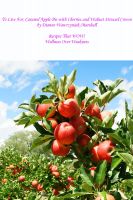 Cover for 'To Live For, Caramel Apple Pie with Cherries and Walnut Streusel Crown'