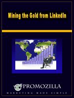 Cover for 'Mining the Gold from LinkedIn'