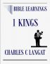 Bible Learnings 1 KINGS by charles langat