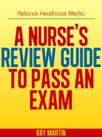 Cover for 'A Nurse's Review Guide to Pass an Exam'