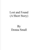 Cover for 'Lost and Found'