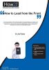 How to Lead From the Front by Dr Jim Porter