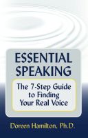 Cover for 'Essential Speaking: The 7-Step Guide to Finding Your Real Voice'