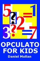 Cover for 'Opculato For Kids'