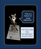 Cover for 'The Three Little Pigs Use Adjectives'