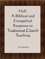 Cover for 'Hell: A Biblical and Evangelical Response to Traditional Church Teaching'